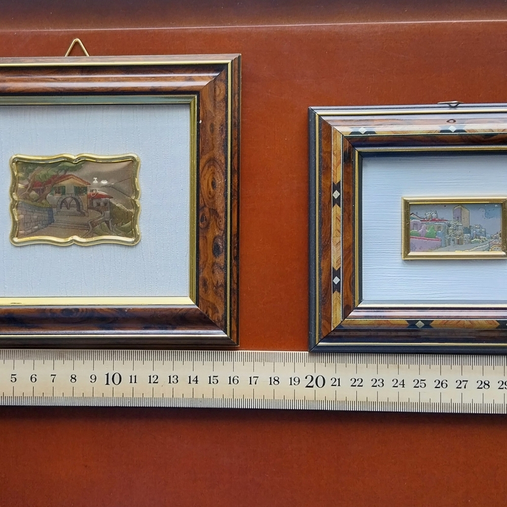 Silver Sterling Two Framed Art Pieces - Picture 9 of 13